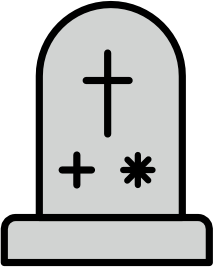 Neuaufgesetzte Grabinschriften